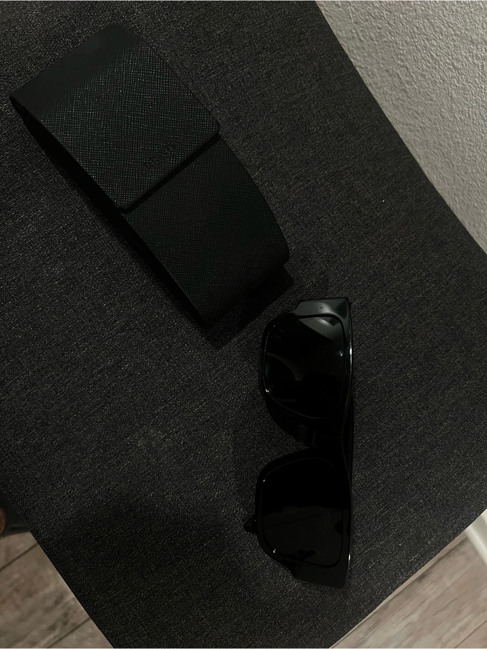 Prada sunglasses with triangle logo